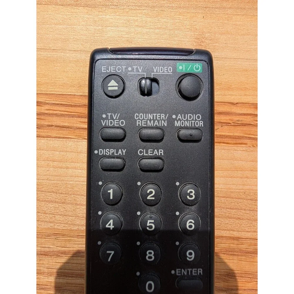 Sony RMT-V402 OEM VCR Remote Control Genuine Original Tested Working Black